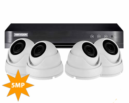 Aveesa 4 Camera 5MP Home CCTV System DS-7204HUHI-K1 & 4x AV-722DXF-W5 Aveesa 4 Camera 5MP Home CCTV Security System | DS-7204HUHI-K1 & 4x AV-722DXF-W5