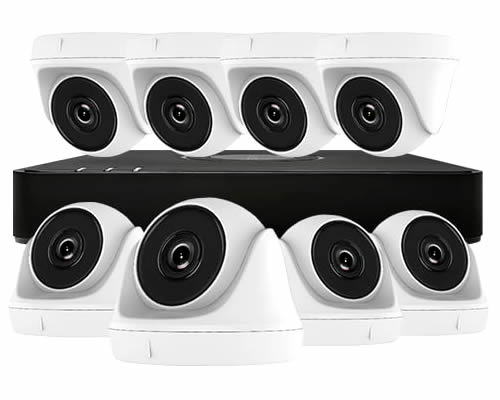Hiwatch 8 Camera Home CCTV System DVR-116G-F1 & 8x THC-T220 Hiwatch 8 Camera Home CCTV System DVR-116G-F1 & 8x THC-T220